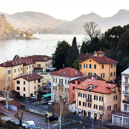 Lägenhet Amazing Attic With Terrace On Harbour Como